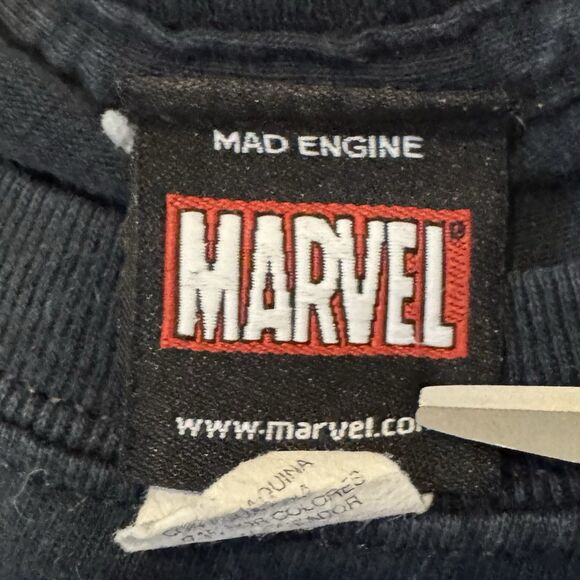 Gambit Shirt VTG Marvel Comics Mad Engine All Over Print X-Men Y2K Rare Sz Small - Picture 3 of 9